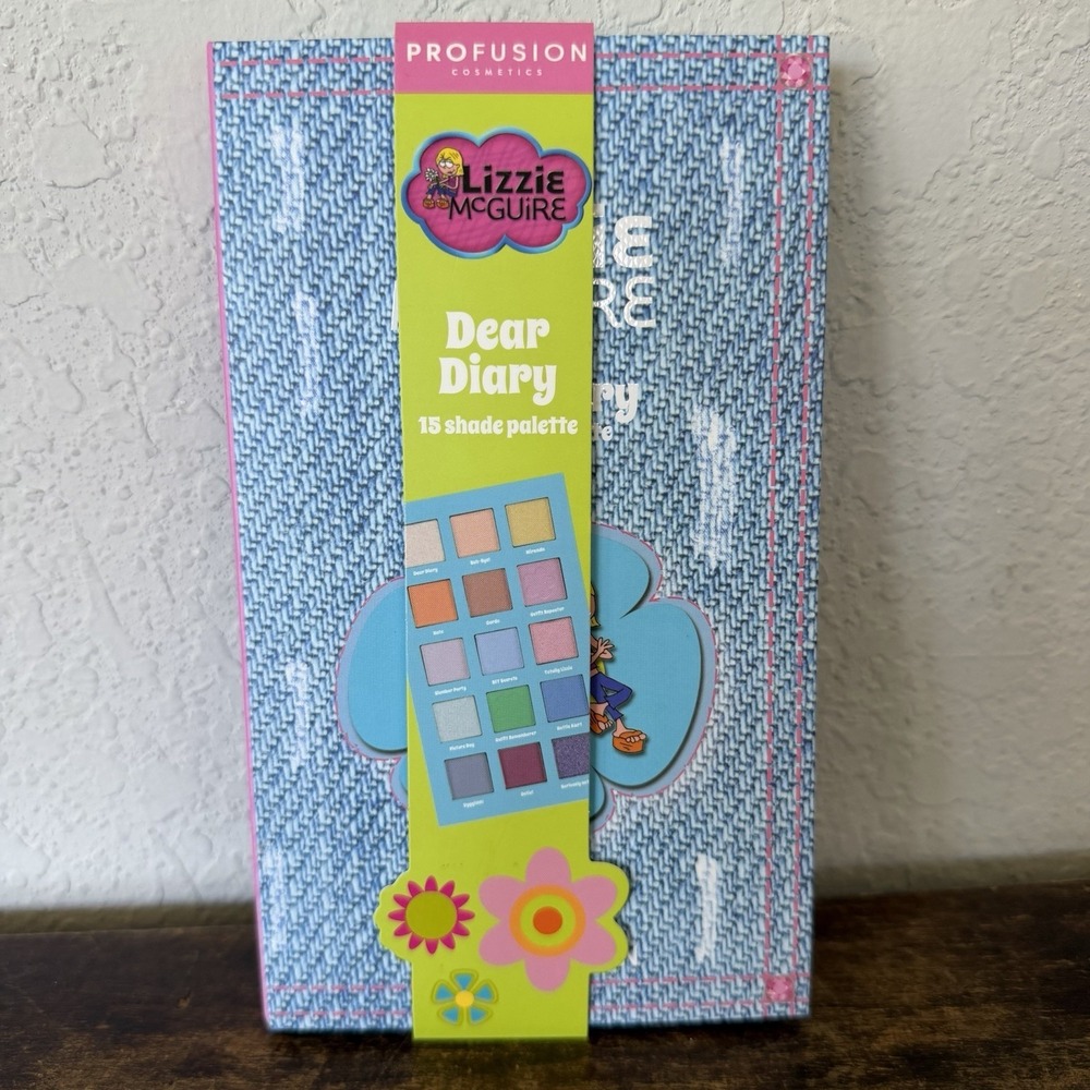 NEW Profusion Lizzie McGuire Dear Diary Eyeshadow Palette Shimmer Matte